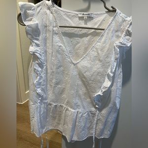 Madewell White Blouse